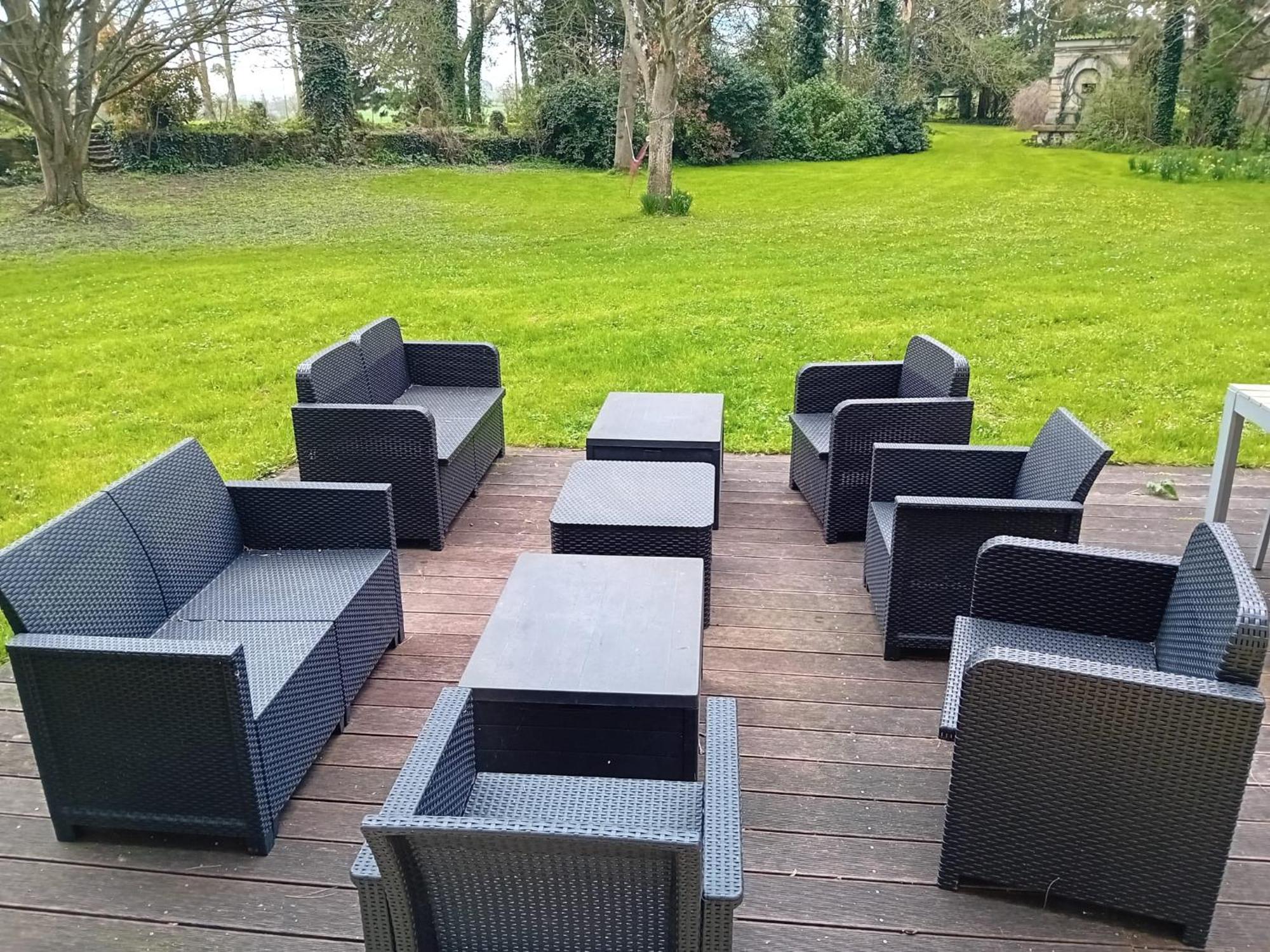 Magnifique Chateau Renove Proche Bourg Grand Parc Belle Terrasse Billard, Ping Pong, Proche Bayeux Et Plages Du Debarquement Tilly-sur-Seulles Eksteriør bilde